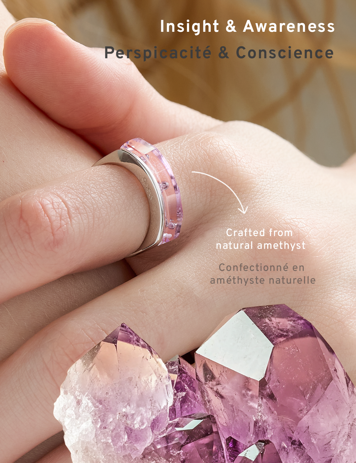 Arc of Dawn|Silver - Amethyst