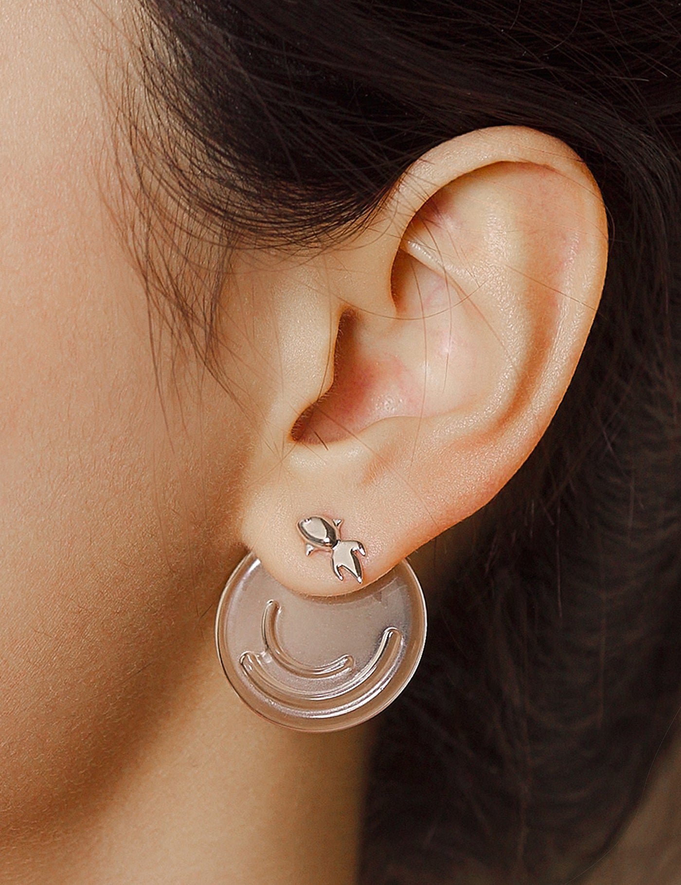 Flow like Fish|Clear Quartz