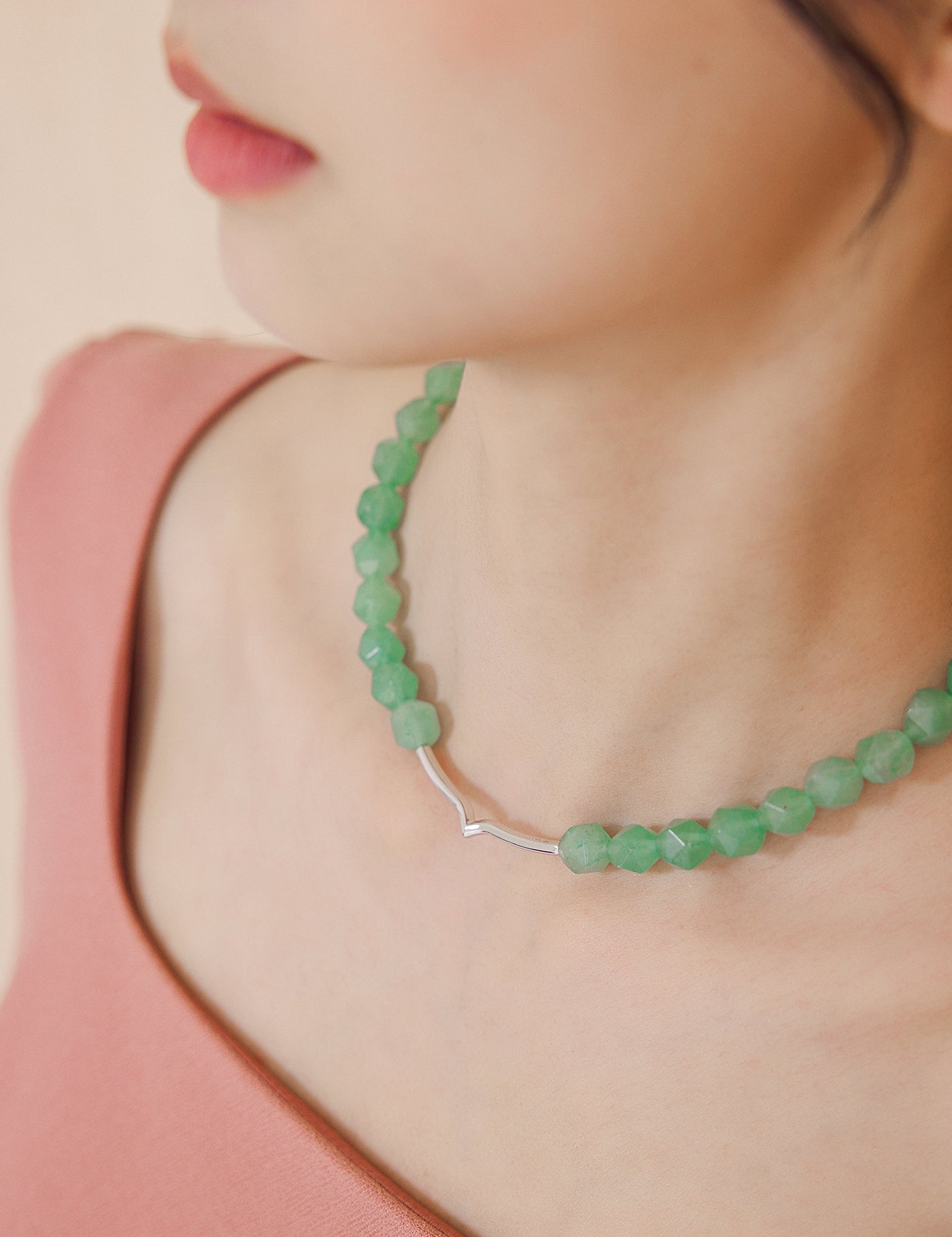 Icy Pearl|Green Aventurine