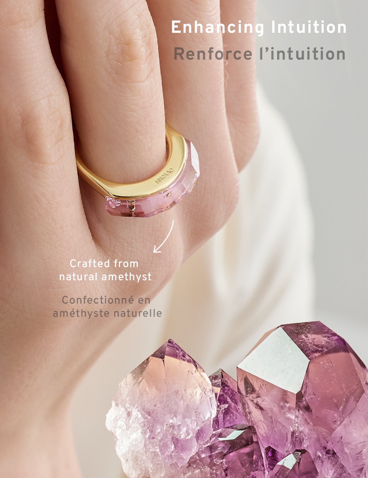 Arc of Dawn|Gold - Amethyst