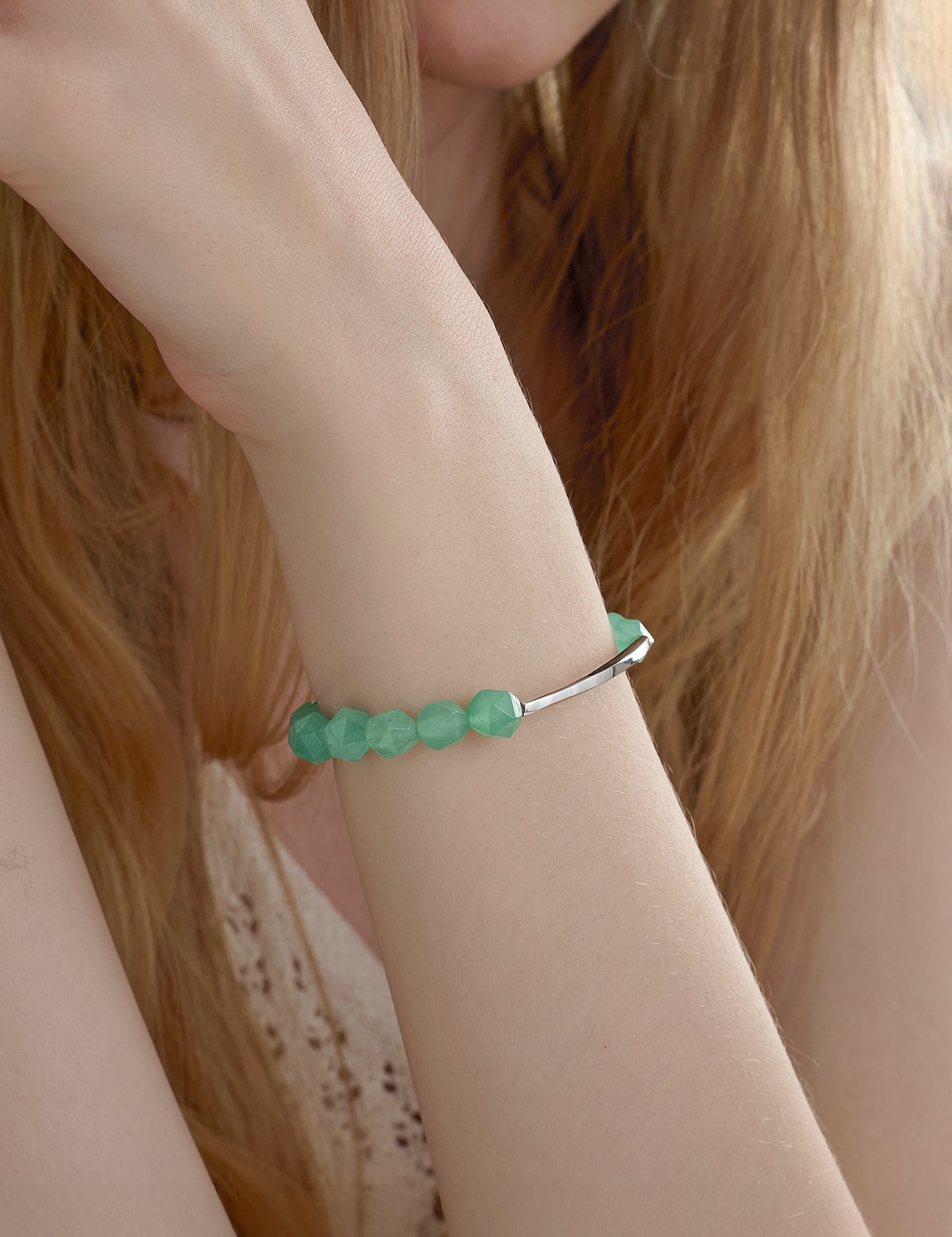 Icy Pearl|Green Aventurine