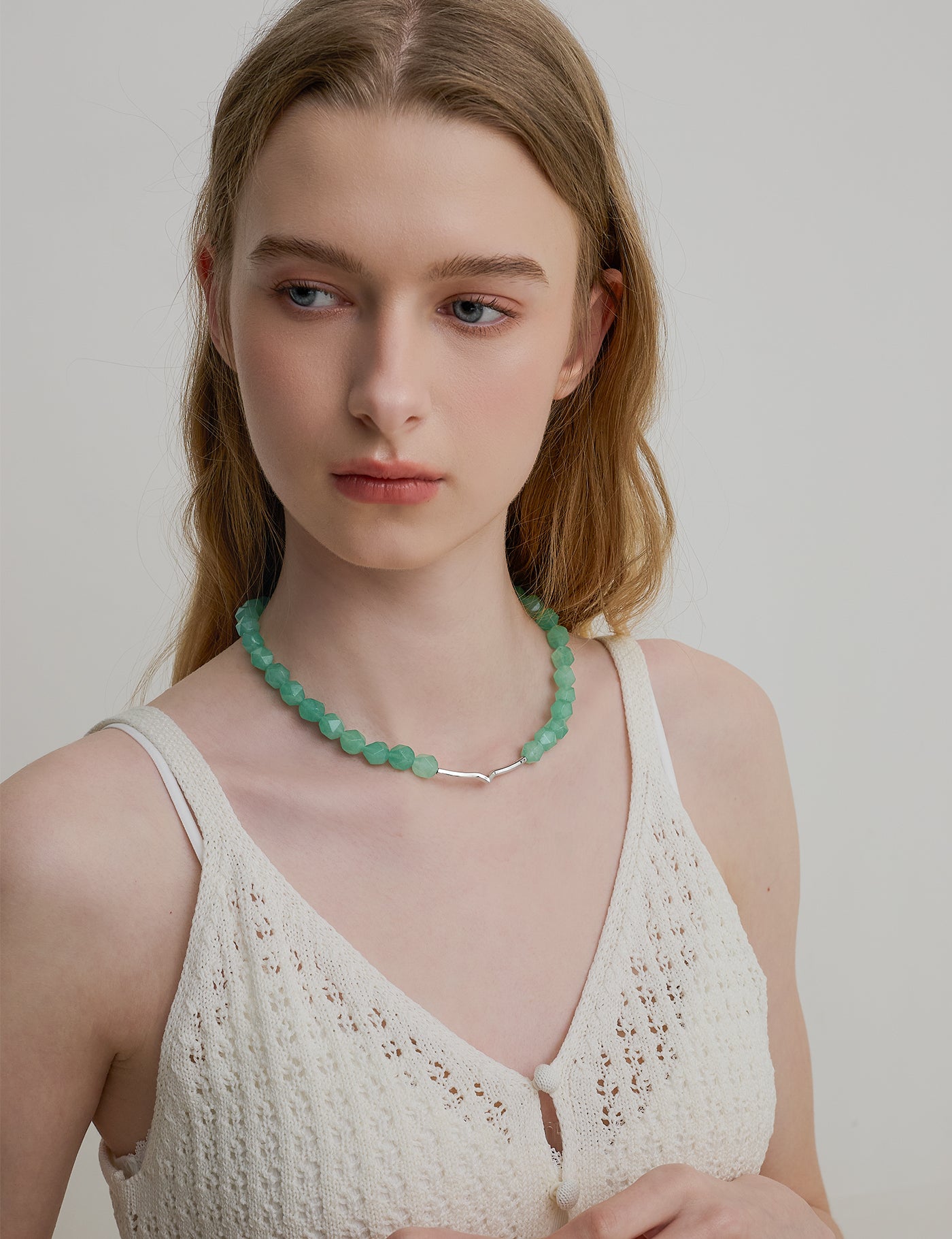 Icy Pearl|Green Aventurine