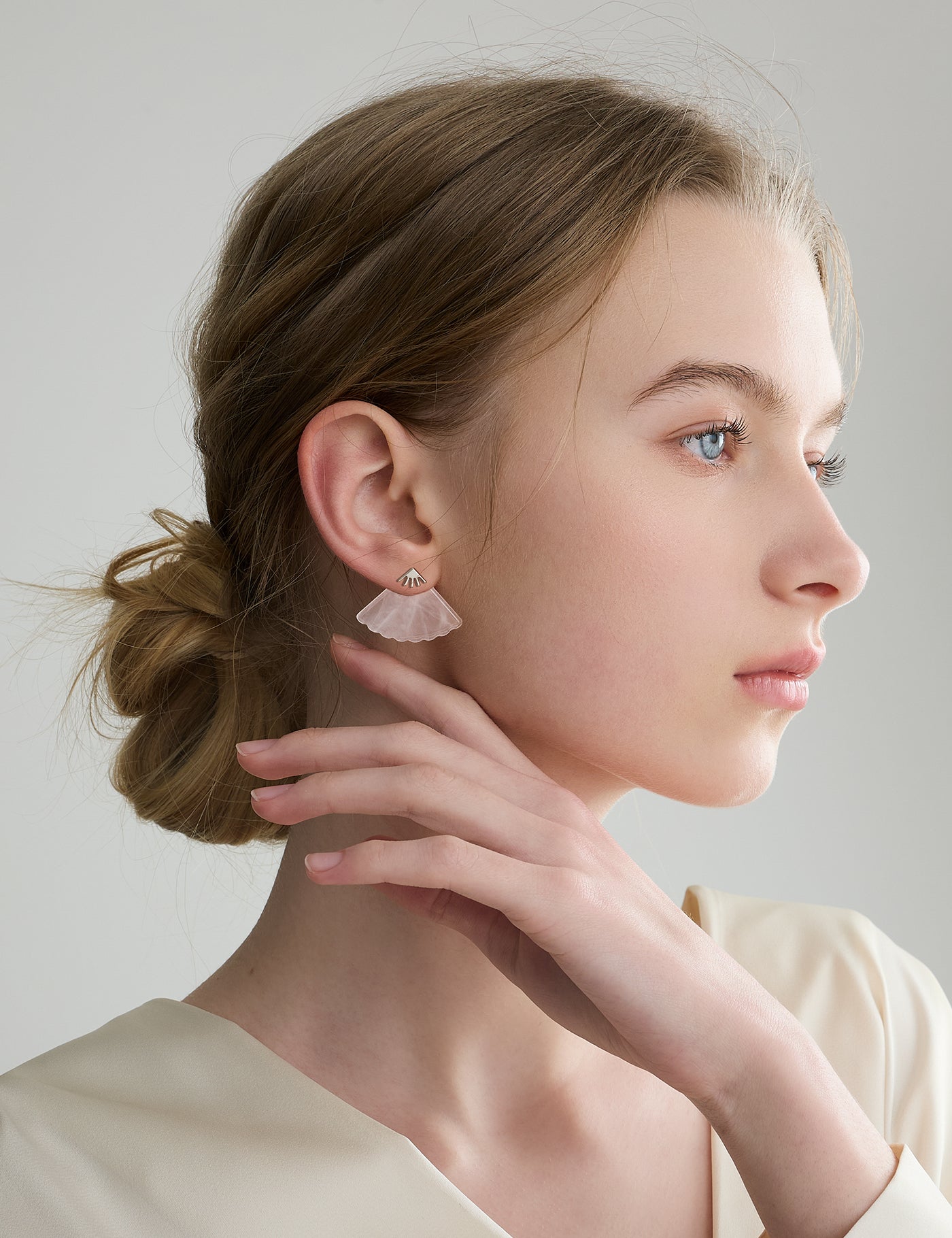 Breeze Fan|White Jade