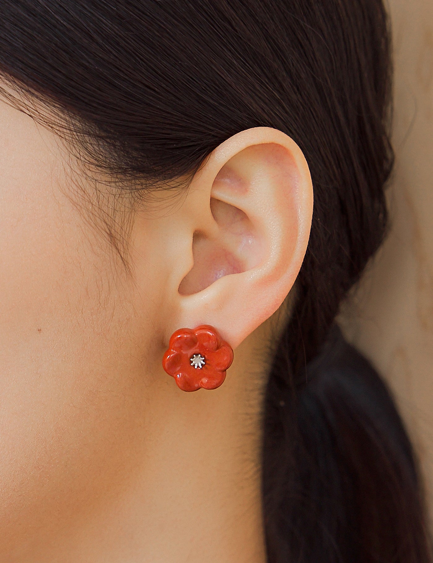 Plum Blossoms|Red Japser