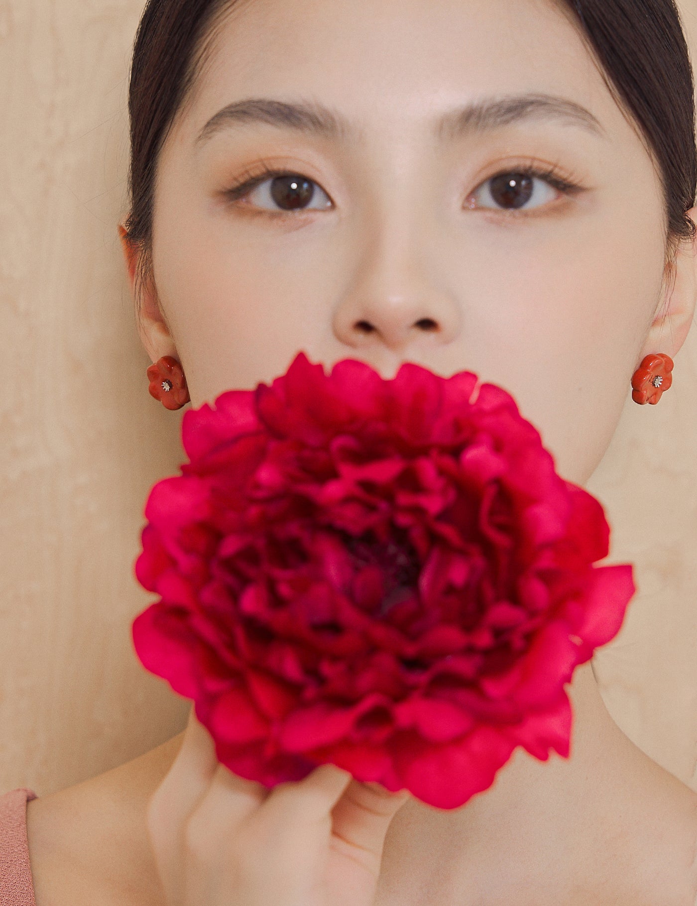 Plum Blossoms|Red Japser