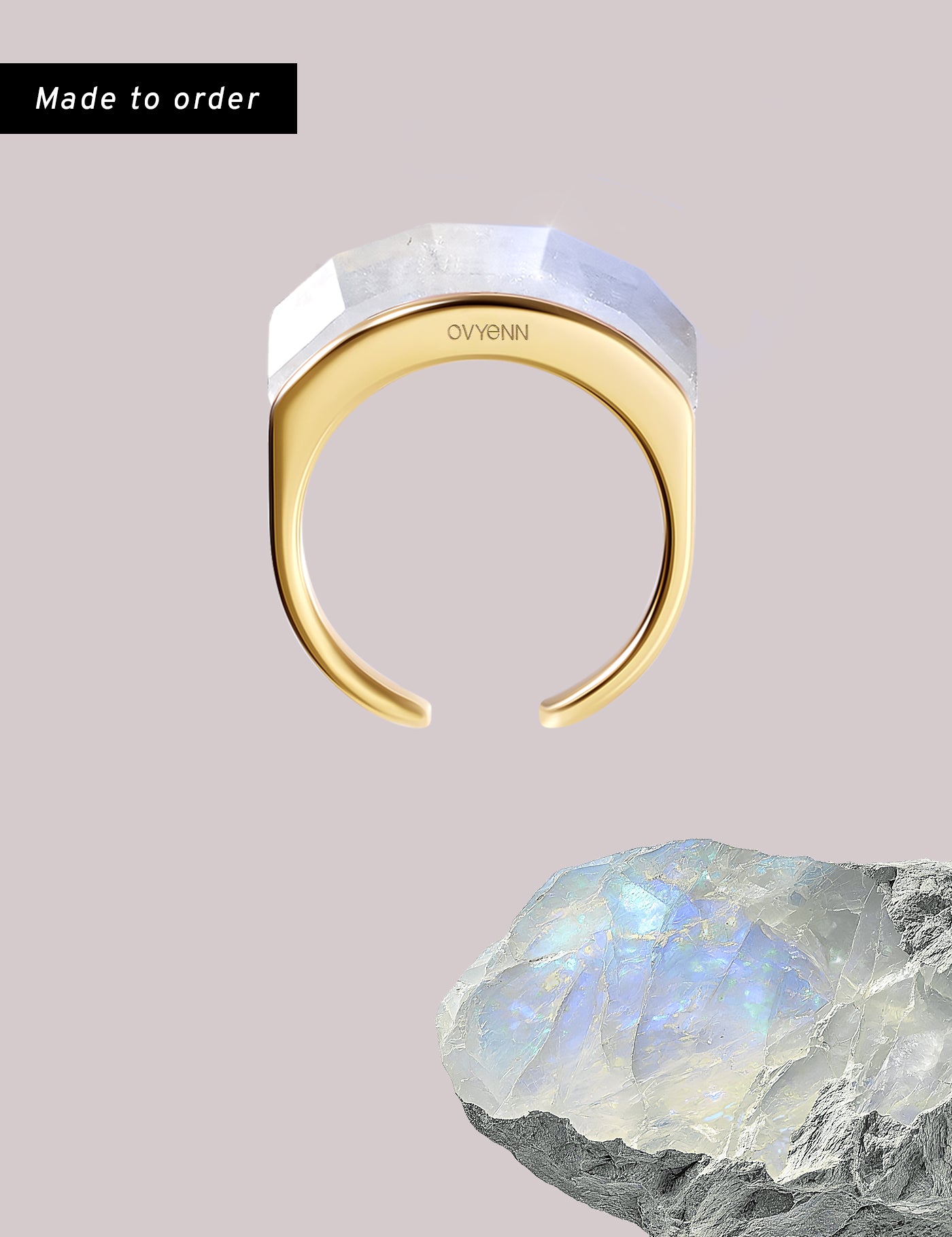 Arc of Dawn｜Gold - Moonstone