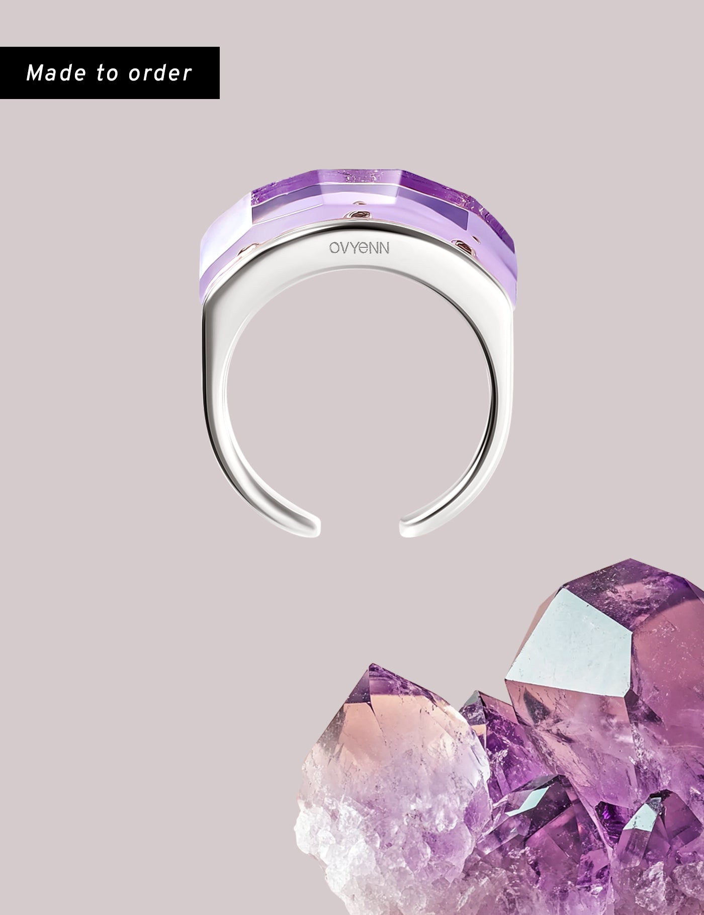 Arc of Dawn｜Silver - Amethyst