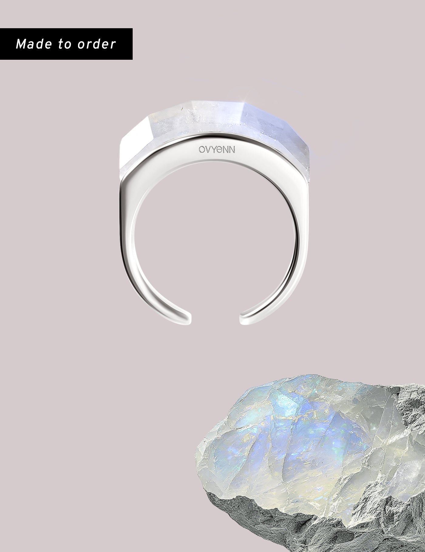 Arc of Dawn｜Silver - Moonstone