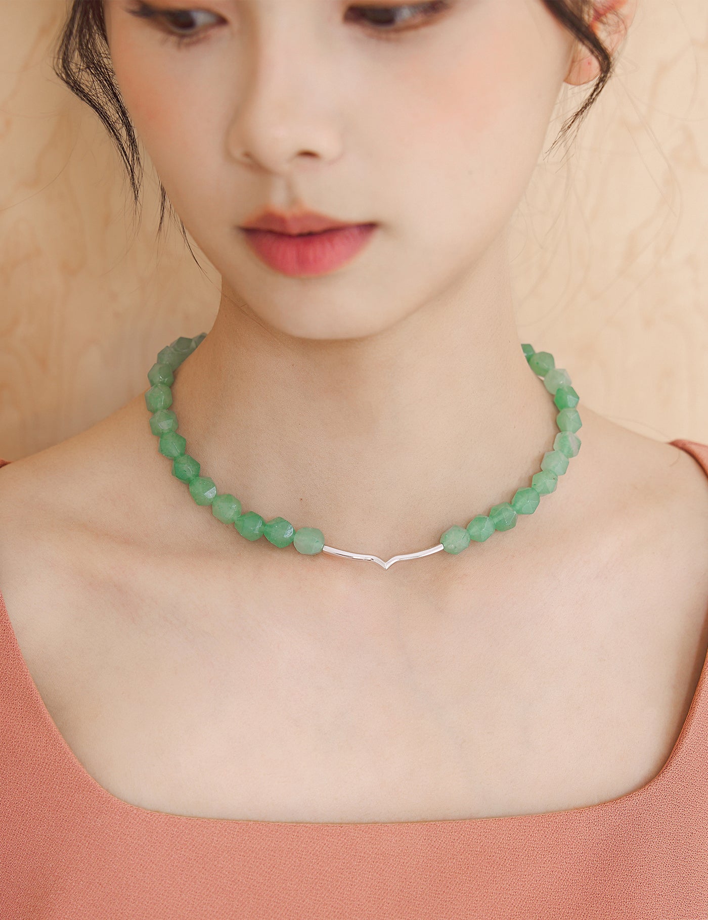 Icy Pearl｜Green Aventurine