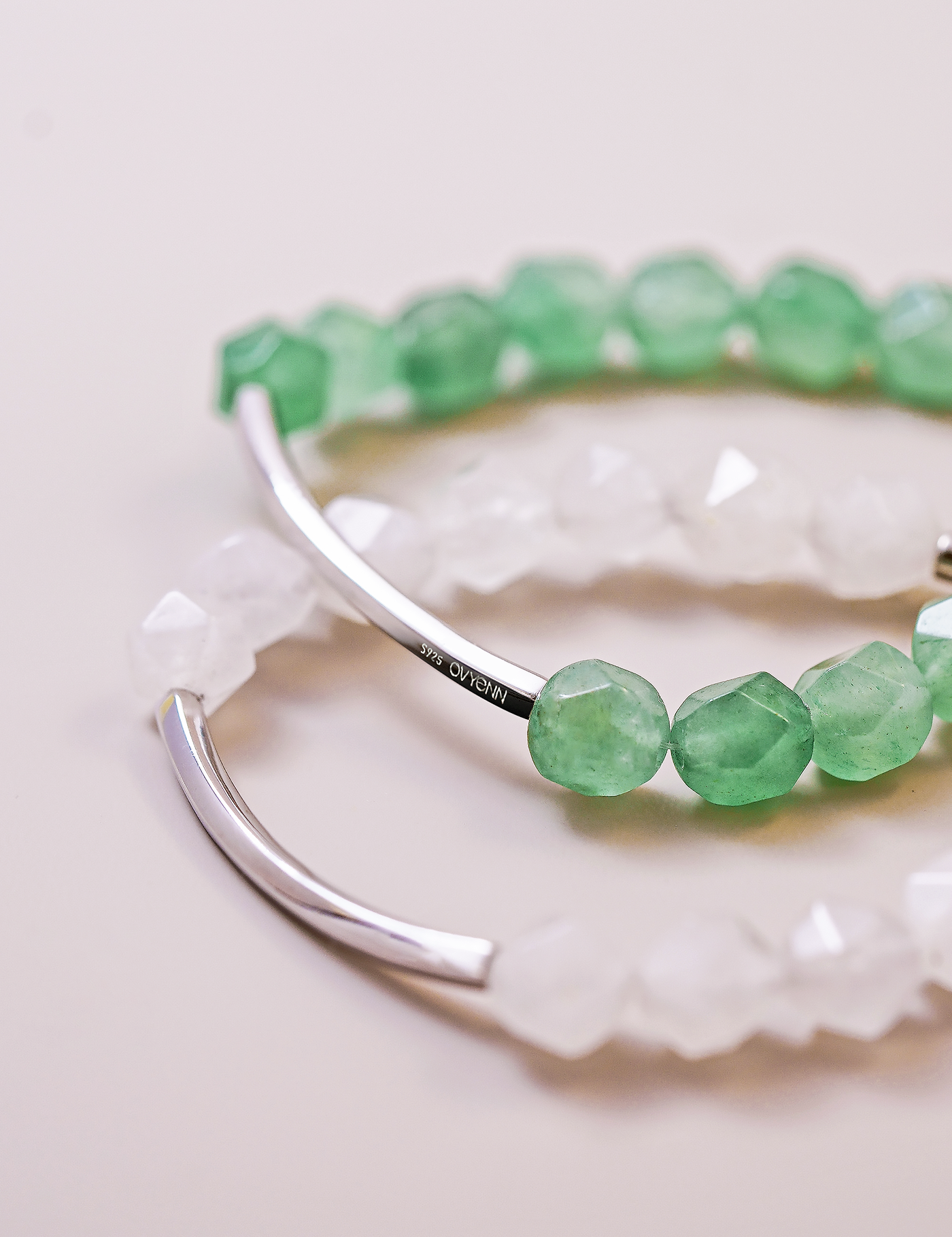 Icy Pearl｜Green Aventurine