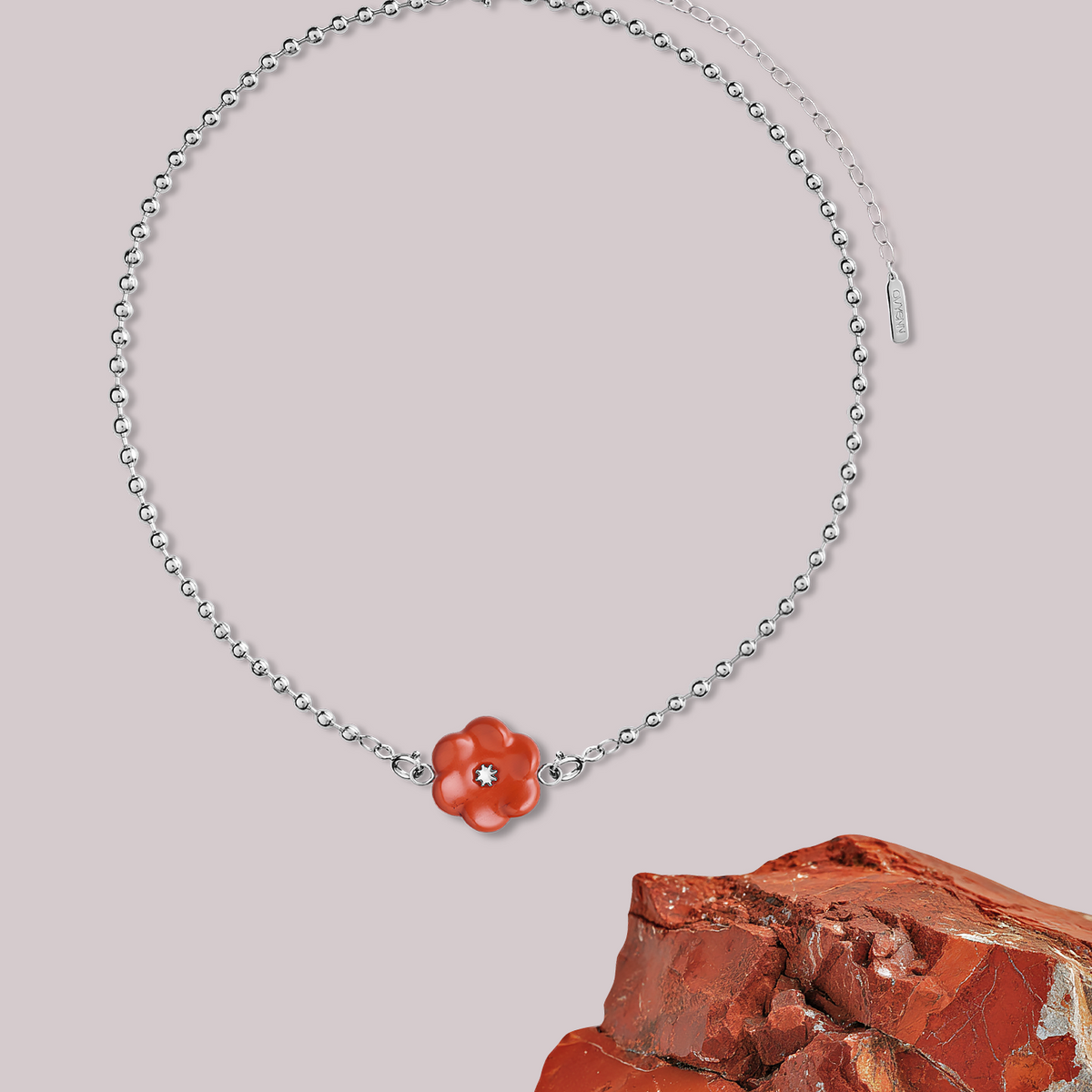 Plum Blossoms｜Red Jasper