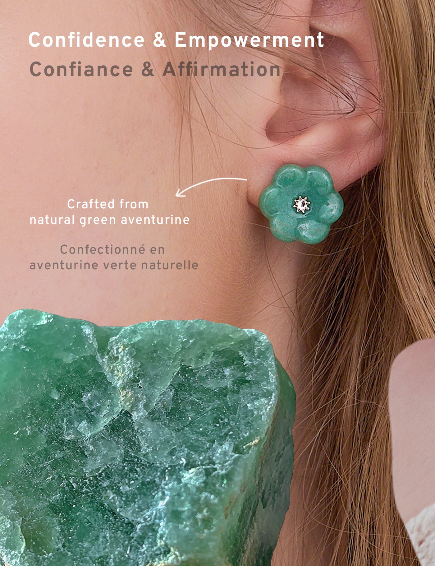 Plum Blossoms｜Green Aventurine