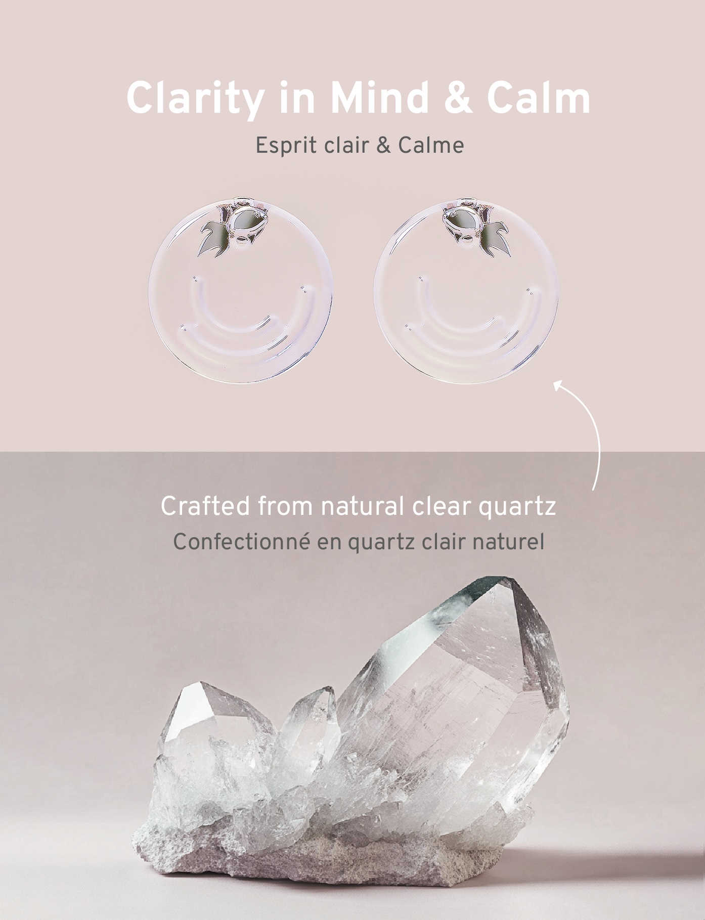 Flow like Fish｜Clear Quartz