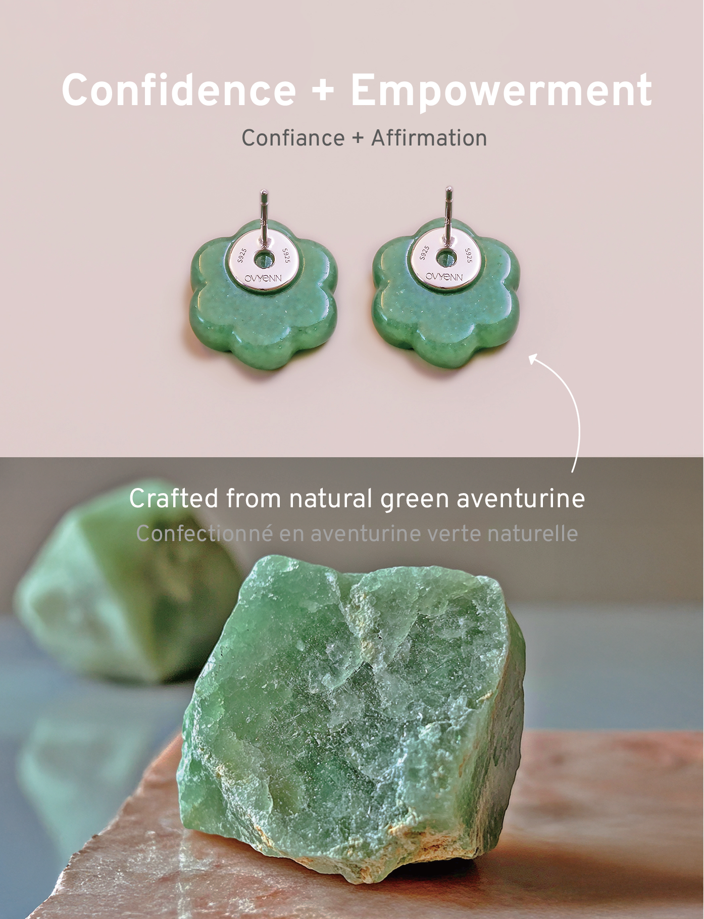 Plum Blossoms｜Green Aventurine