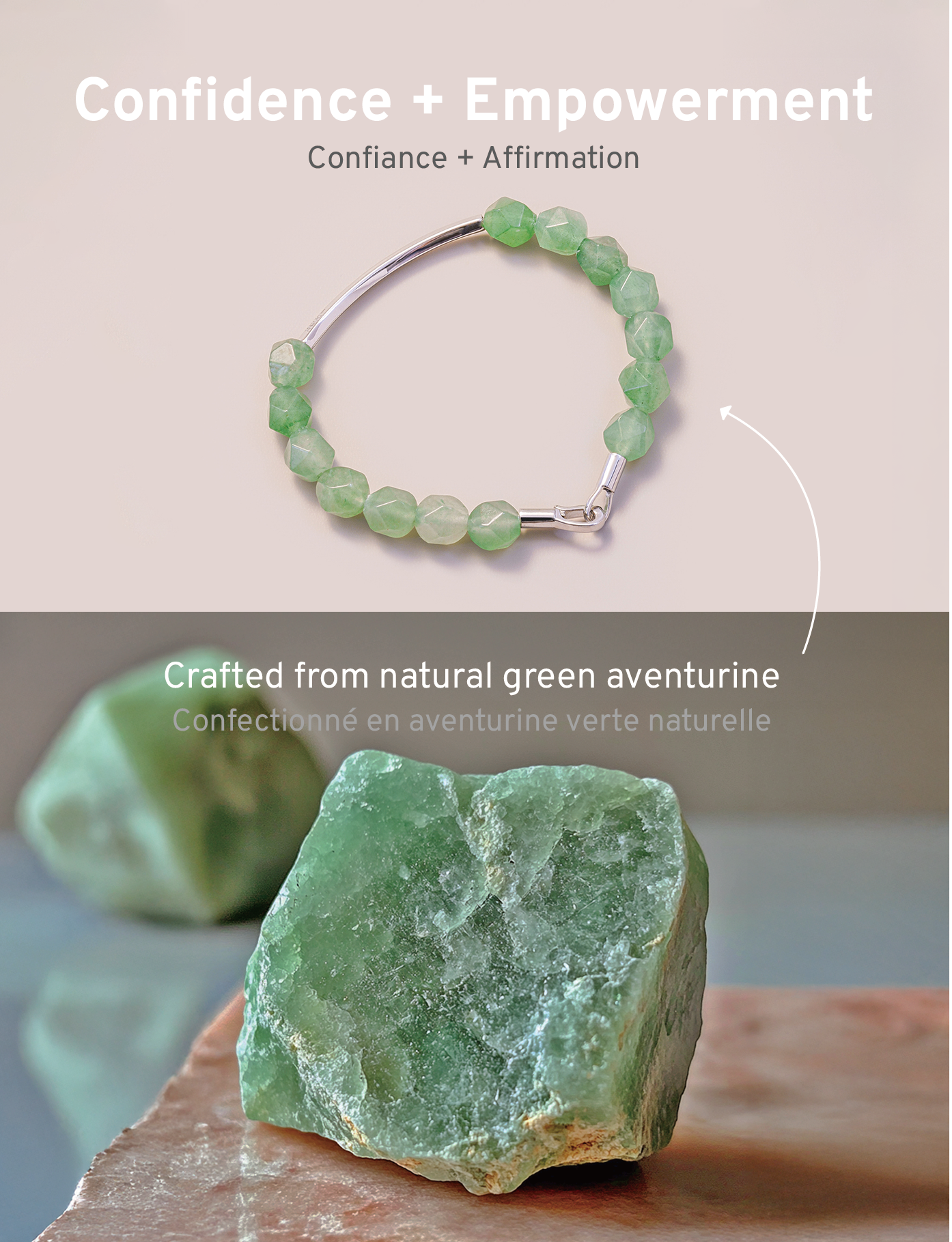 Icy Pearl｜Green Aventurine