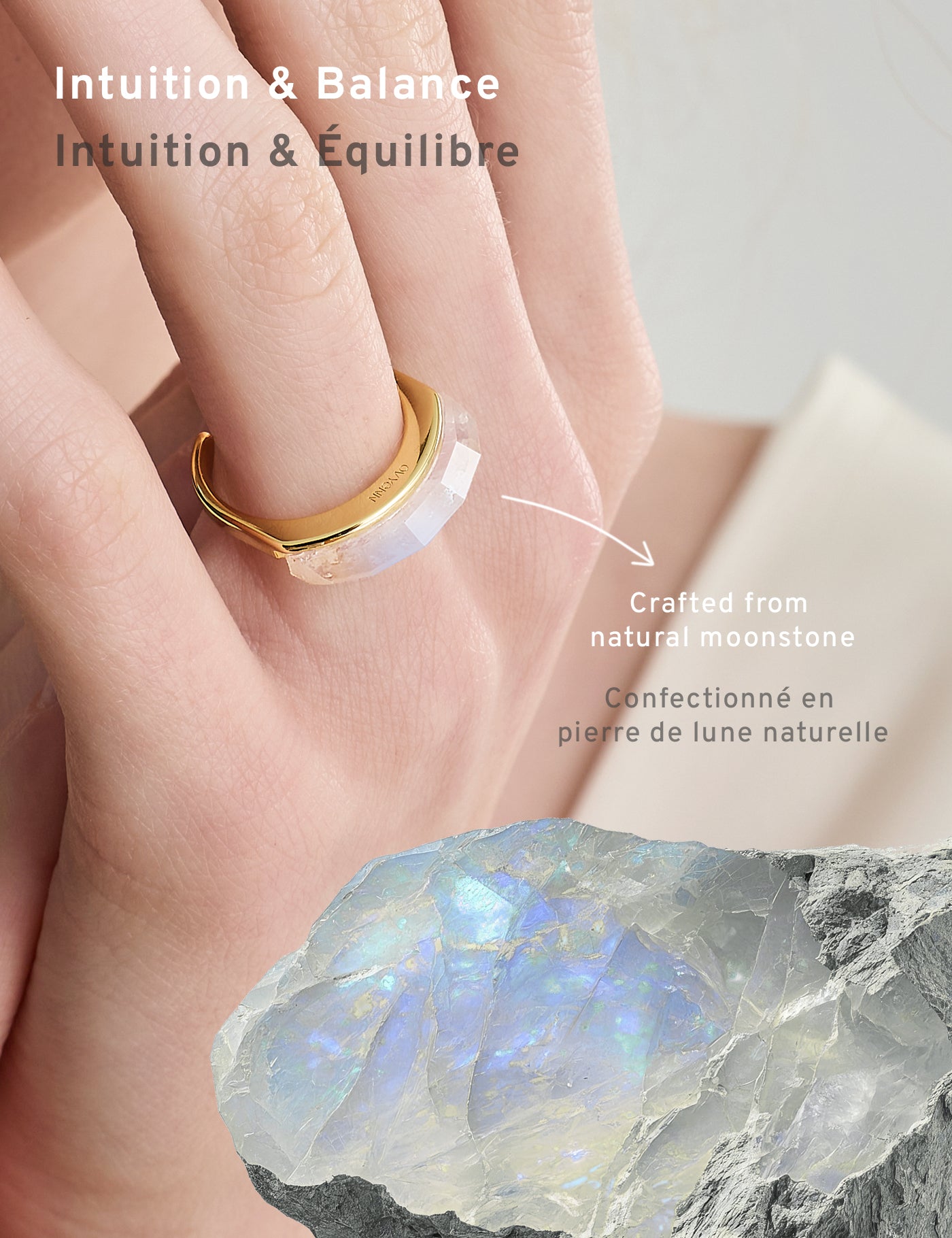 Arc of Dawn｜Gold - Moonstone
